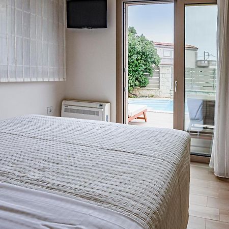 Superior Villa Marina Mare Sauna Hammam Néa Kidonía Kültér fotó