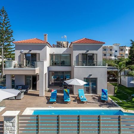 Superior Villa Marina Mare Sauna Hammam Néa Kidonía Kültér fotó