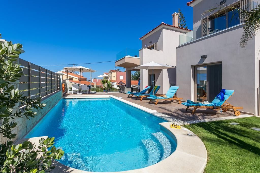 Superior Villa Marina Mare Sauna Hammam Néa Kidonía Kültér fotó