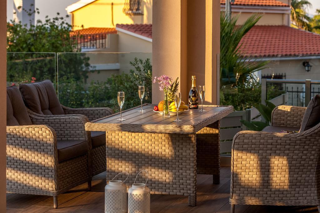Superior Villa Marina Mare Sauna Hammam Néa Kidonía Kültér fotó