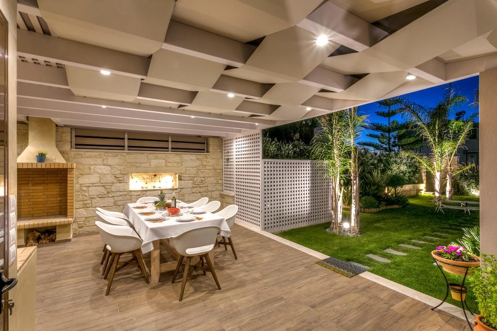 Superior Villa Marina Mare Sauna Hammam Néa Kidonía Kültér fotó