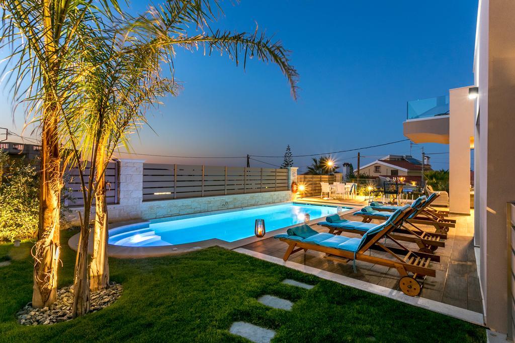 Superior Villa Marina Mare Sauna Hammam Néa Kidonía Kültér fotó
