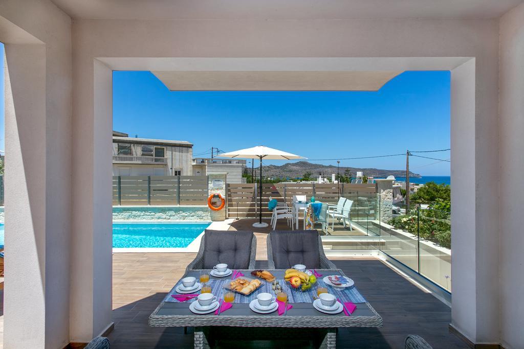 Superior Villa Marina Mare Sauna Hammam Néa Kidonía Kültér fotó