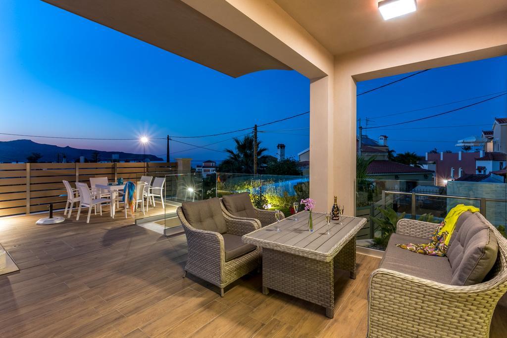 Superior Villa Marina Mare Sauna Hammam Néa Kidonía Kültér fotó