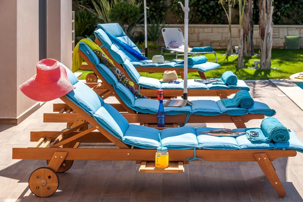 Superior Villa Marina Mare Sauna Hammam Néa Kidonía Kültér fotó