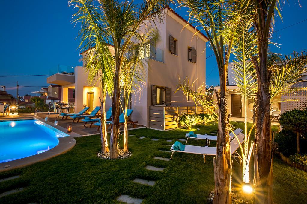 Superior Villa Marina Mare Sauna Hammam Néa Kidonía Kültér fotó