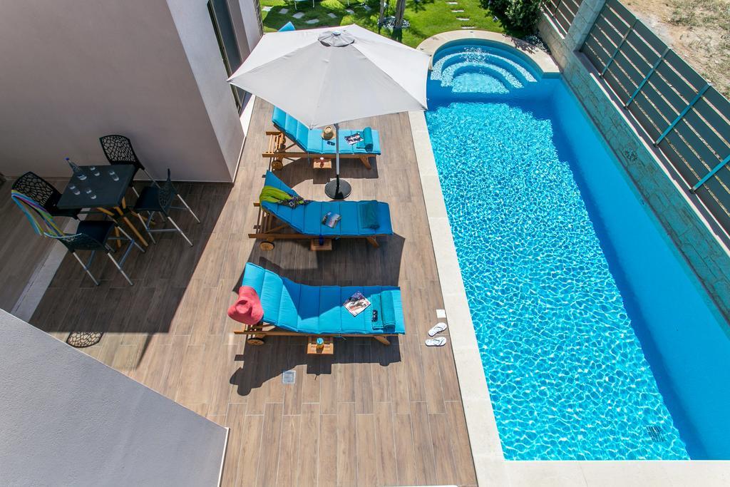 Superior Villa Marina Mare Sauna Hammam Néa Kidonía Kültér fotó