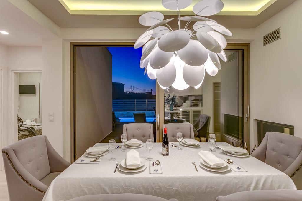 Superior Villa Marina Mare Sauna Hammam Néa Kidonía Kültér fotó