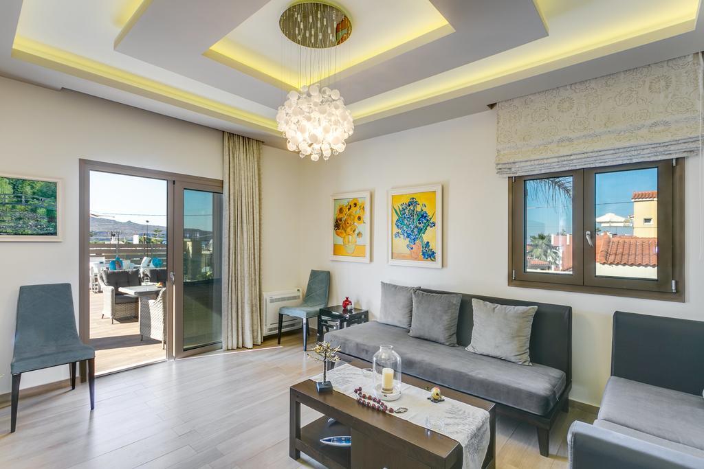 Superior Villa Marina Mare Sauna Hammam Néa Kidonía Kültér fotó